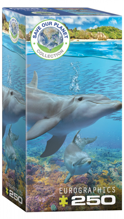 Kniha Puzzle 250 Dolphins 8251-5560 
