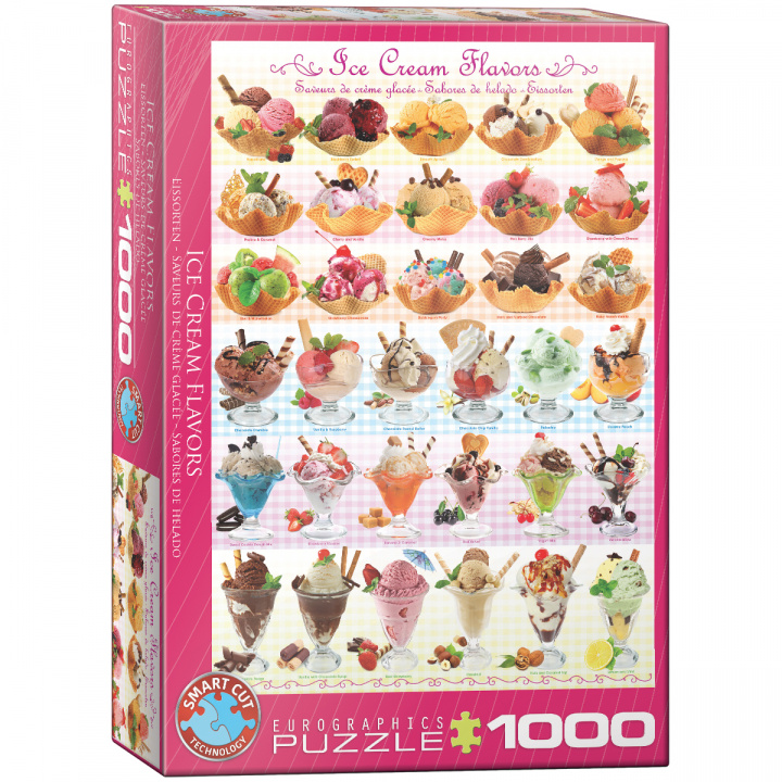 Kniha Puzzle 1000 Ice Cream Flavours 6000-0590 