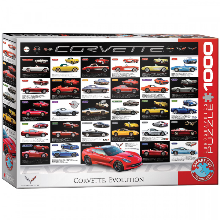Kniha Puzzle 1000 Corvette Evolution 6000-0683 