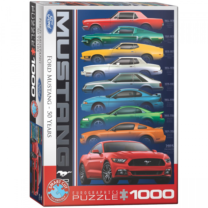 Könyv Puzzle 1000 Ford Mustang 50 Years 6000-0699 