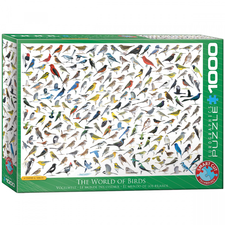 Könyv Puzzle 1000 The World of Birds 6000-0821 