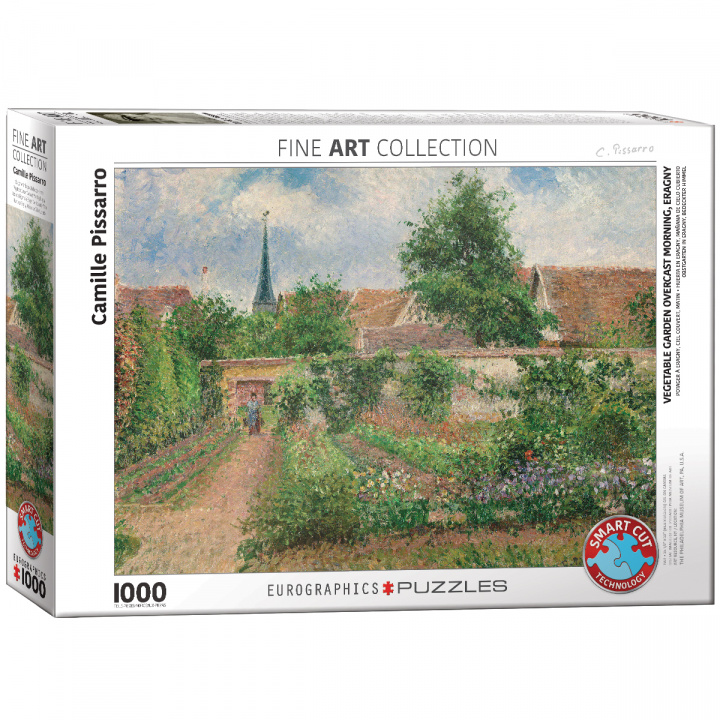 Carte Puzzle 1000 Vegetable Garden Overcast by Pissaro 6000-0825 