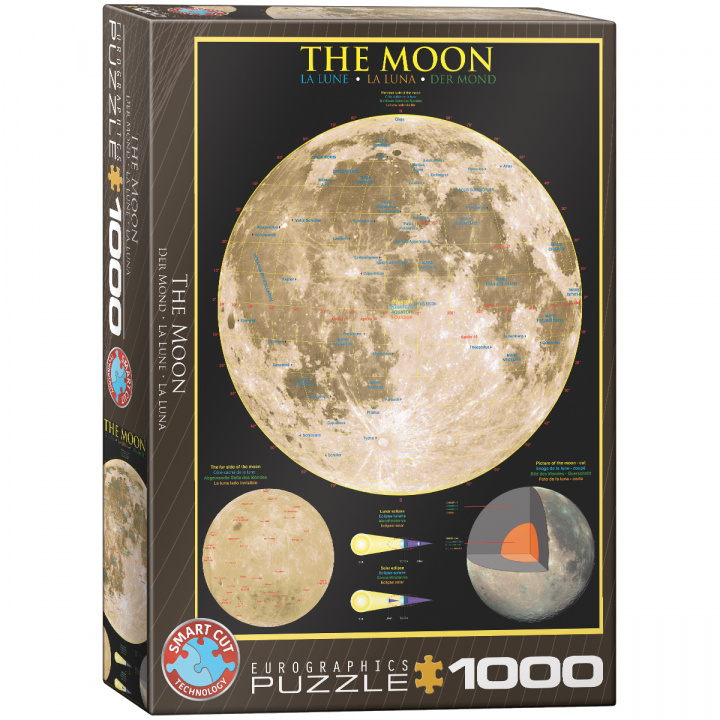 Könyv Puzzle 1000 The Moon 6000-1007 