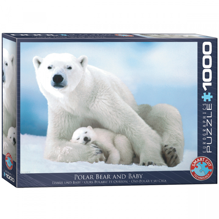 Gra/Zabawka Puzzle 1000 Polar Bear&Baby 6000-1198 