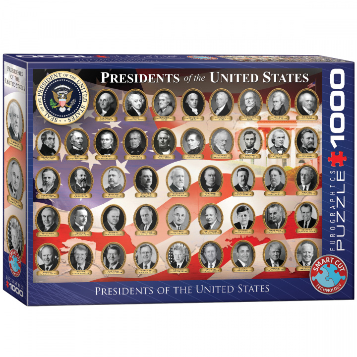 Kniha Puzzle 1000 Presidents of the USA 6000-1432 