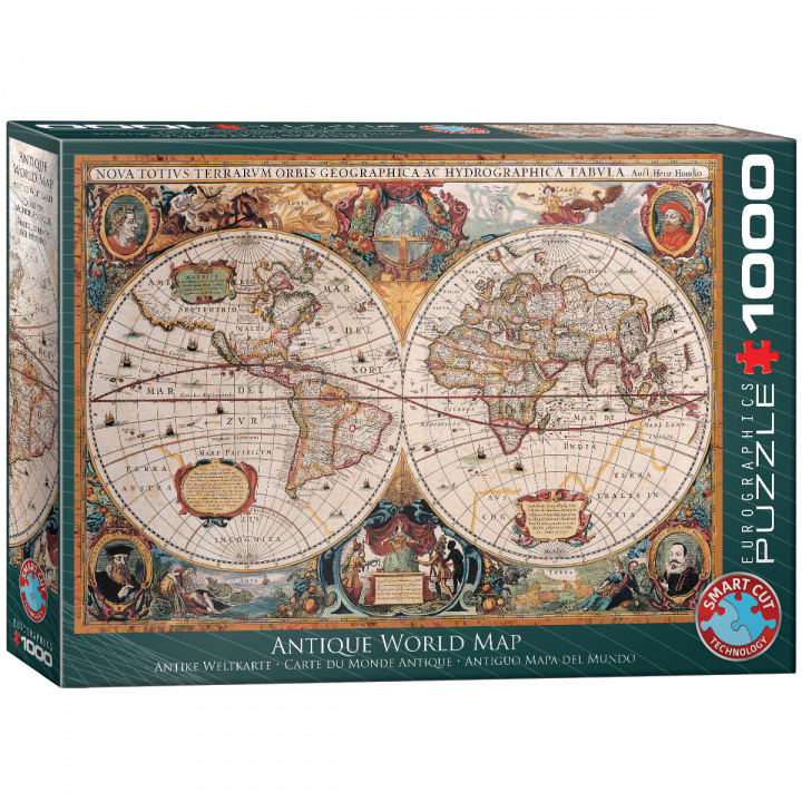 Kniha Puzzle 1000 Orbis Geographica World Map 6000-1997 