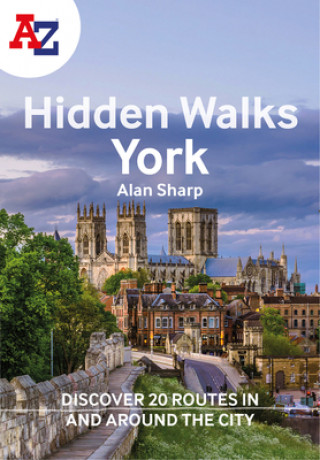 Könyv -Z York Hidden Walks A-Z maps