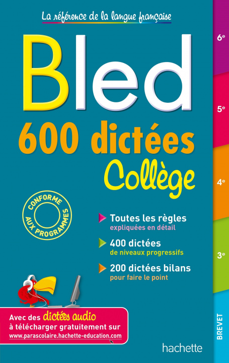 Könyv Bled 600 dictées Collège Isabelle de Lisle