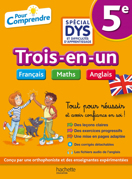 Carte 5e Spécial DYS (dyslexie) et difficultés d'apprentissage : Français - Maths - Anglais Isabelle de Lisle