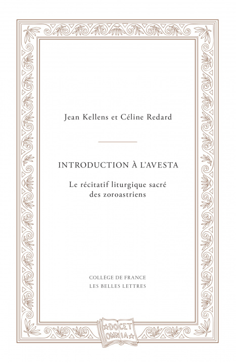 Livro Introduction à l’Avesta Jean Kellens