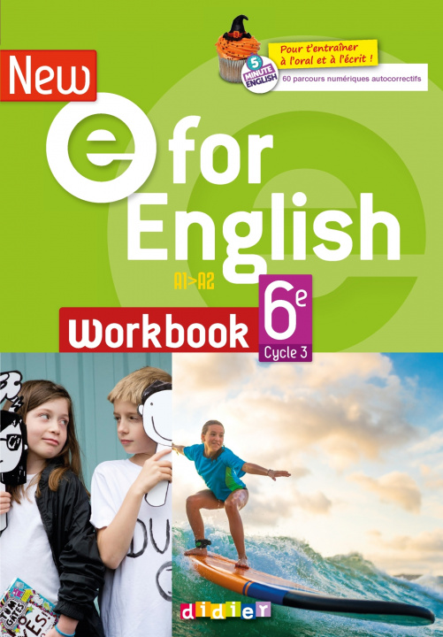 Kniha New E For English 6ème - Anglais Ed.2021 - Cahier Laura Cursat