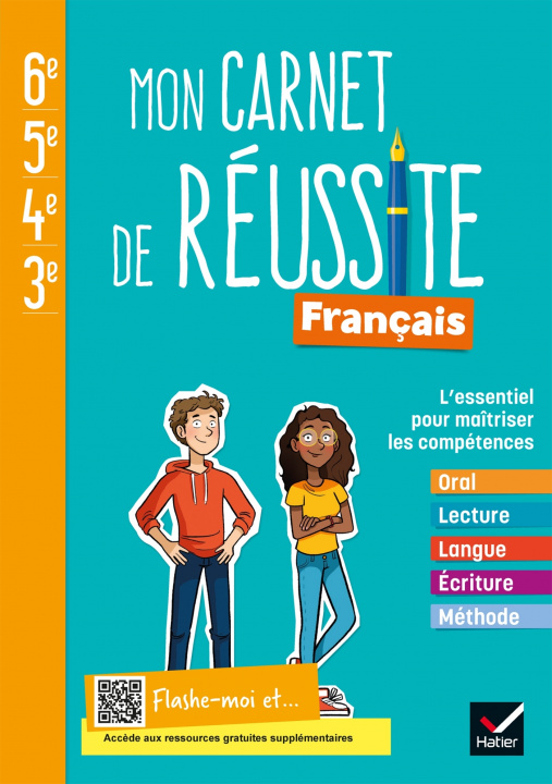 Carte Mon carnet de réussite Français collège 6e 5e 4e 3e - Ed. 2021 - Cahier élève Fabienne Haudiquet