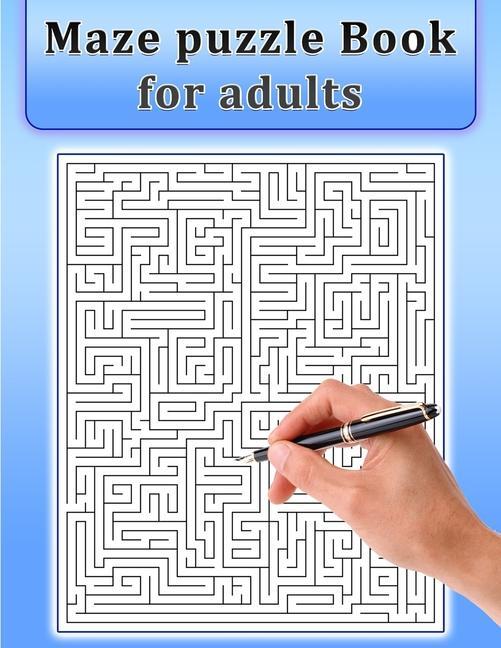 Könyv Maze Puzzle Book for Adults 