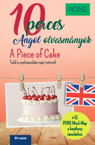 Könyv PONS 10 perces angol olvasmányok - A Piece of Cake Dominic Butler