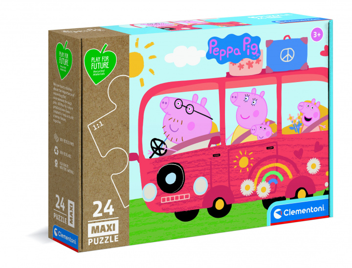 Carte Puzzle 24 maxi play for future Świnka Pepe 24221 
