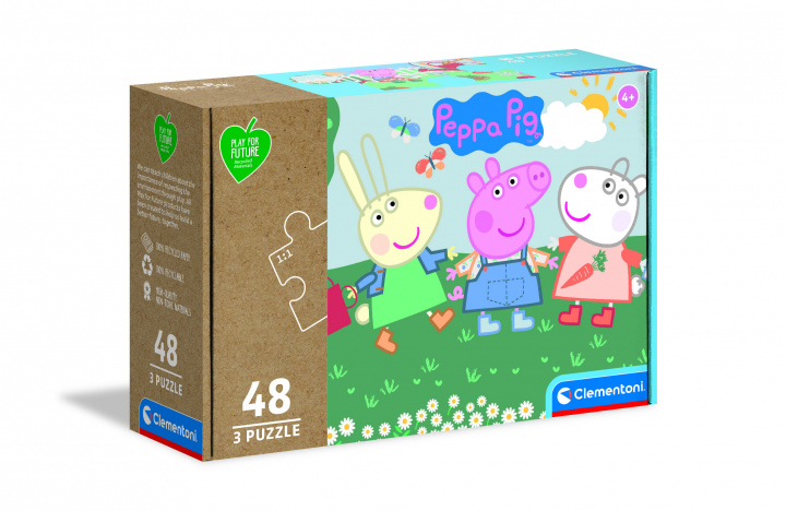 Carte Puzzle 3w1 play for future Świnka Peppa 25269 