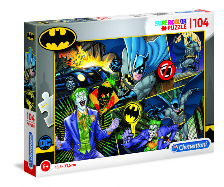 Hra/Hračka Puzzle 104 super kolor Batman 25708 
