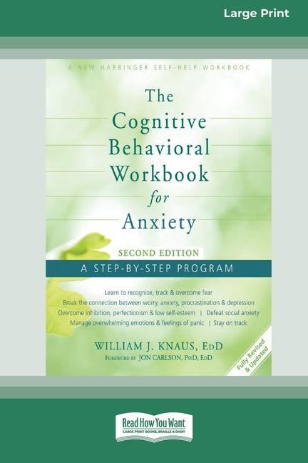 Carte Cognitive Behavioral Workbook for Anxiety (Second Edition) 