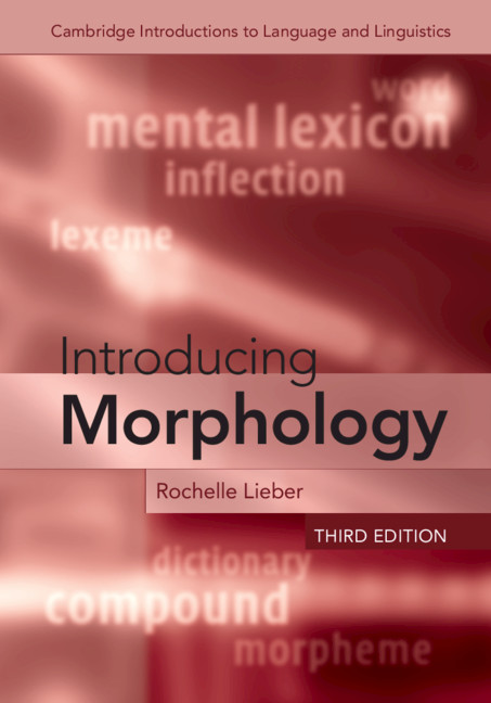 Book Introducing Morphology Rochelle Lieber