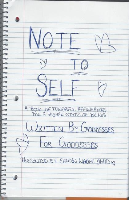 Book Note to Self Elise Thornback