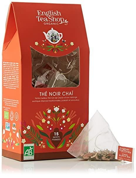 Carte English Tea Shop Čaj Chai Tea černý bio, 15 pyramidek 
