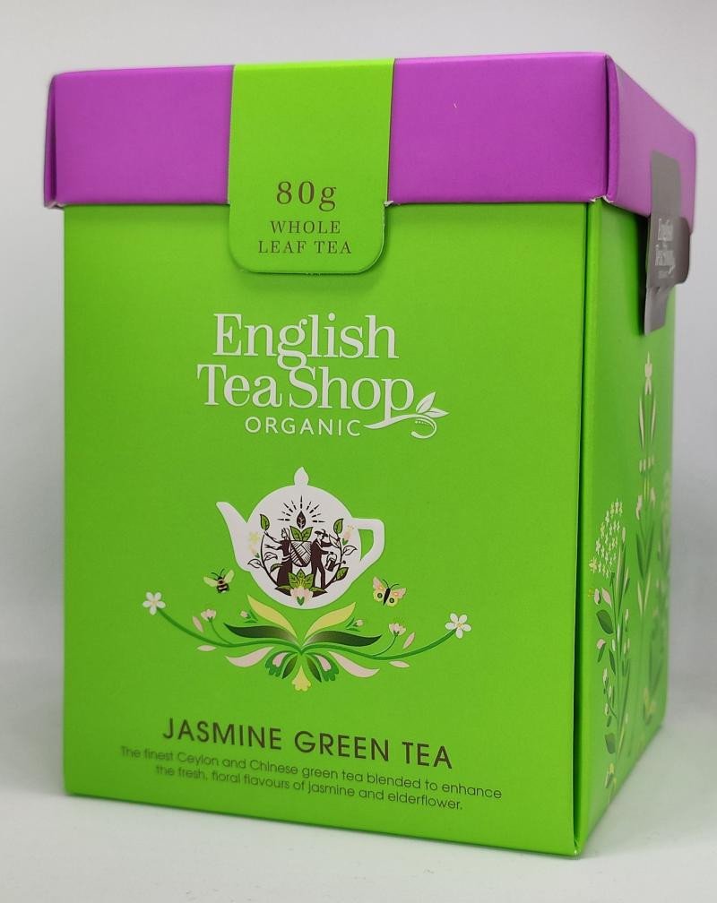Könyv English Tea Shop Čaj Zelený s jasmínem, sypaný, 80g 