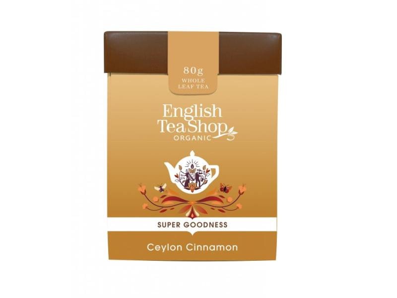 Kniha English Tea Shop Čaj Cejlonská skořice bio, sypaný, 80g 