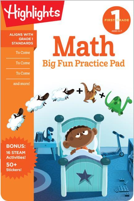 Carte First Grade Math Big Fun Practice Pad 