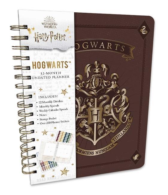 Kniha Harry Potter: 12-Month Undated Planner 
