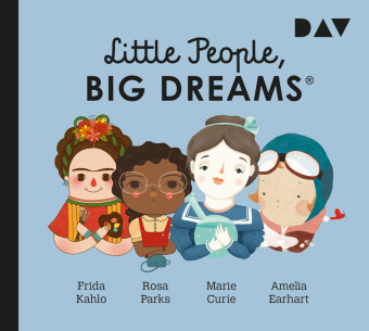 Hanganyagok Little People, Big Dreams® - Teil 3: Frida Kahlo, Rosa Parks, Marie Curie, Amelia Earhart Lisbeth Kaiser