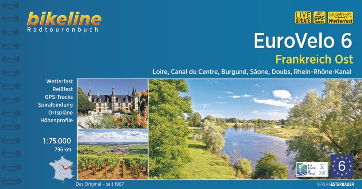 Kniha Eurovelo 6 Frankreich Ost 
