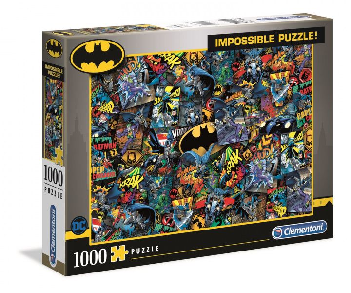Igra/Igračka Puzzle Clementoni Puzzle Impossible Batman 1000 dílků 