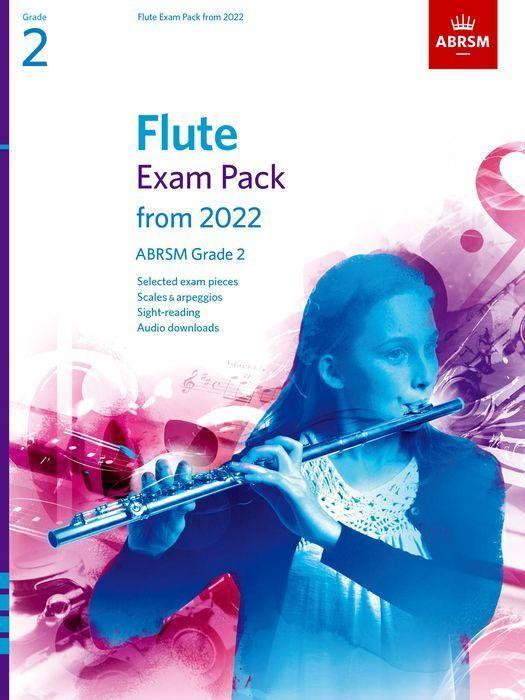 Tlačovina Flute Exam Pack from 2022, ABRSM Grade 2 
