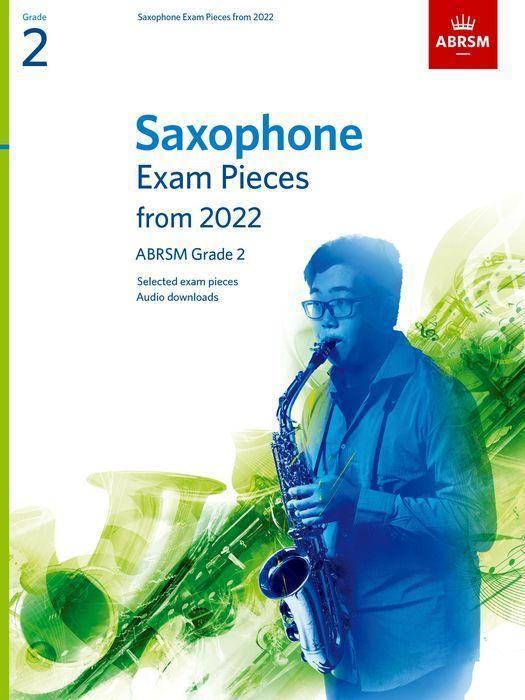 Materiale tipărite Saxophone Exam Pieces from 2022, ABRSM Grade 2 