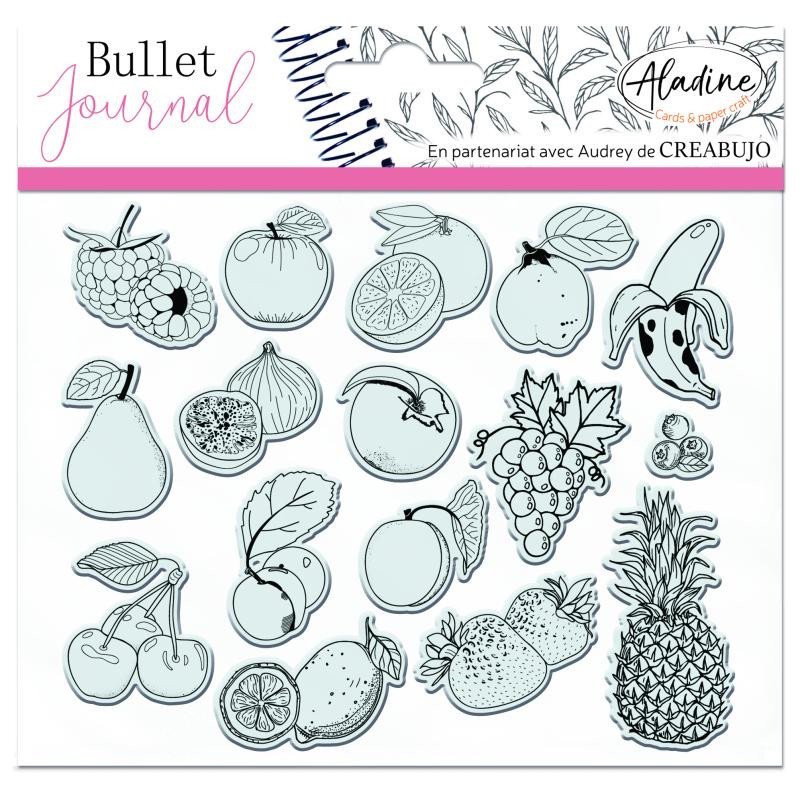 Carte Razítka Stampo Bullet Journal - Ovoce 