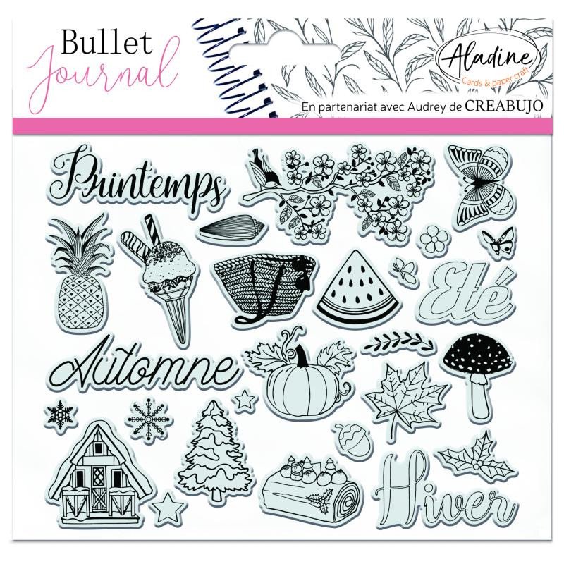 Carte Razítka Stampo Bullet Journal - Roční období 