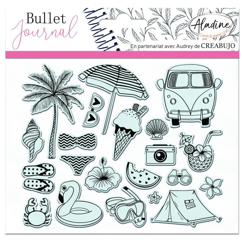 Carte Razítka Stampo Bullet Journal - Cestovatelský denník 