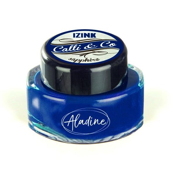 Buch Kaligrafický inkoust Aladine IZINK CALLI & CO - safírově modrý, 15 ml 