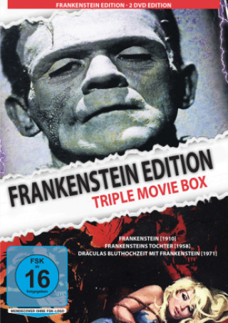 Filmek Frankenstein Edition - Triple Movie Box Vernon Howard