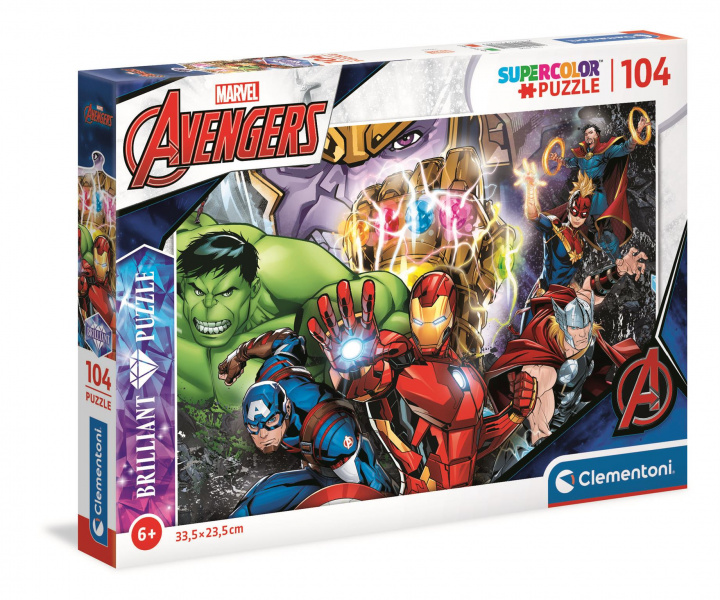 Game/Toy Puzzle 104 brylantowe Marvel 20181 