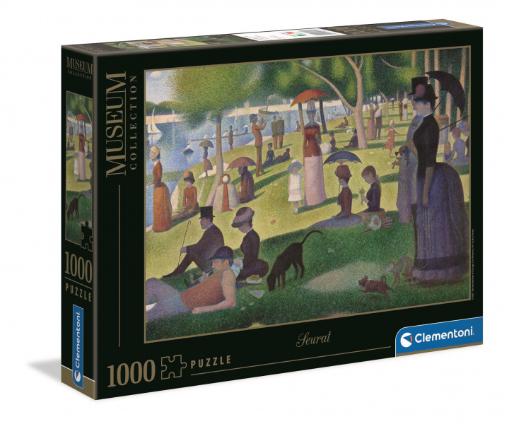 Kniha Puzzle 1000 Museum Seurat Niedzielne popołudnie na wyspie La Grande Jatte 39613 