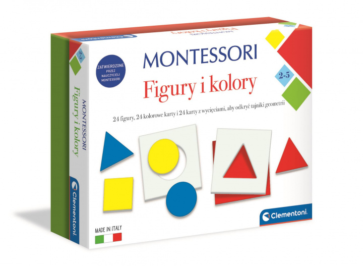 Könyv Gra Figury i kolory Montessori 5069 