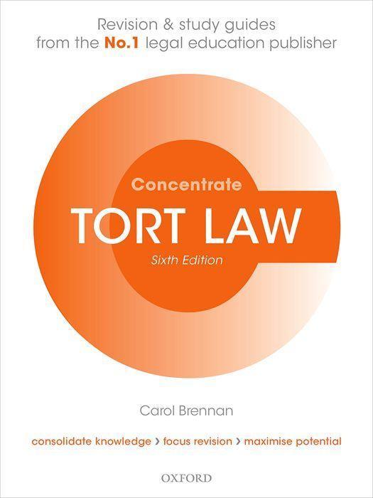 Könyv Tort Law Concentrate BRENNAN