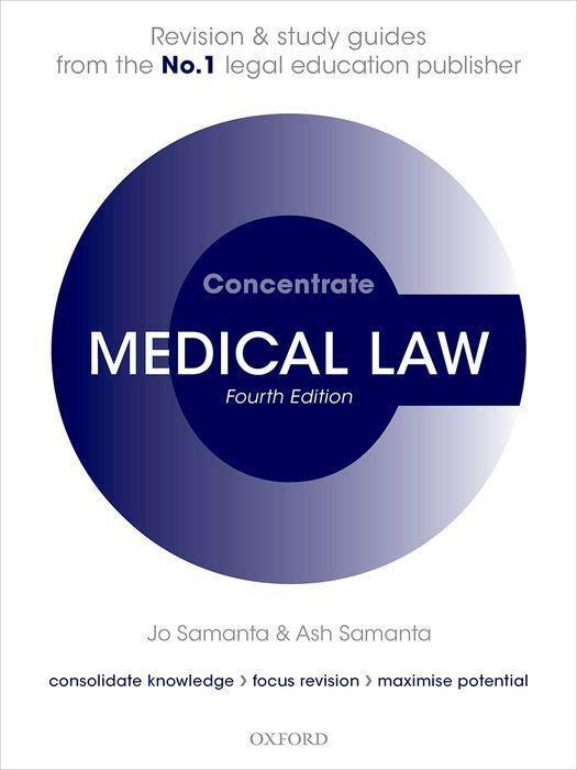 Kniha Medical Law Concentrate SAMANTA