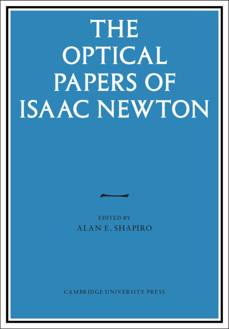 Książka Optical Papers of Isaac Newton 2 Volume Hardback Set 