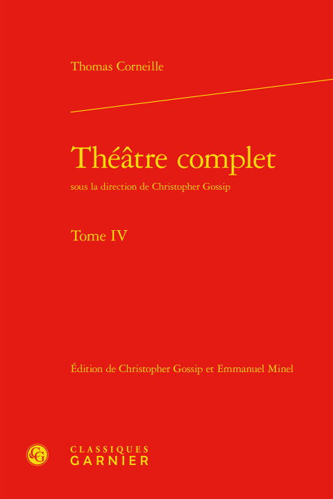 Carte Théâtre complet Corneille thomas