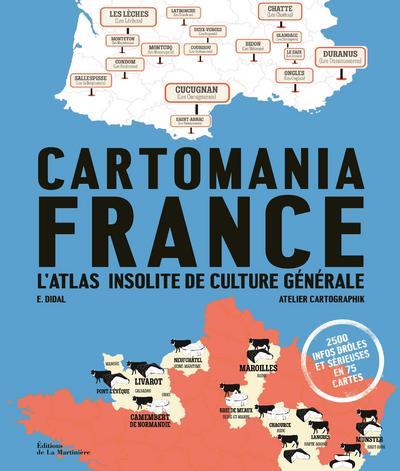 Könyv Cartomania France - L'atlas insolite de culture générale E. Didal