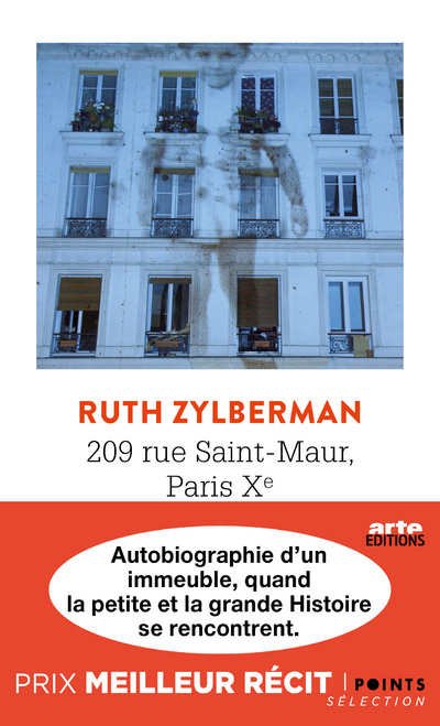 Kniha 209 rue Saint-Maur, Paris Xe RUTH ZYLBERMAN