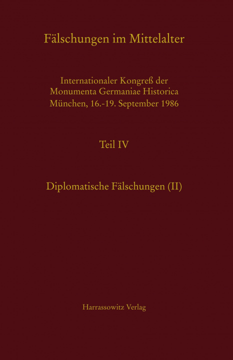 Knjiga Fälschungen im Mittelalter 