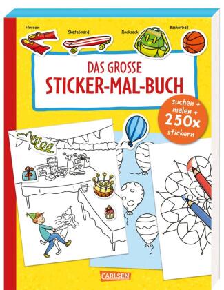 Kniha Das große Sticker-Mal-Buch Silke Reimers